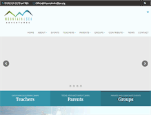 Tablet Screenshot of mountainandsea.org